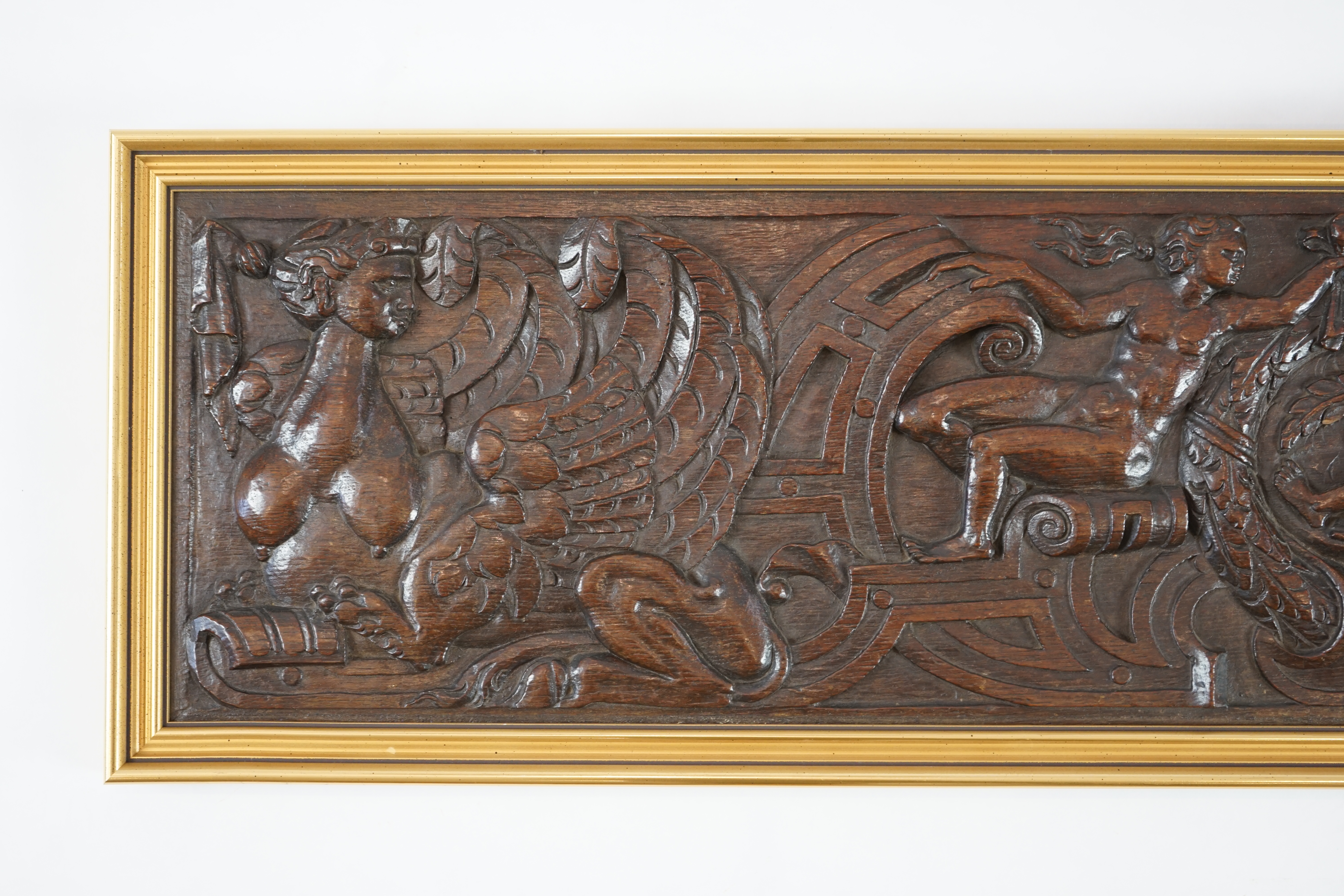 A 17th century oak panel